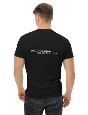 When it Matters Choose Collins Men's Heavyweight Tee