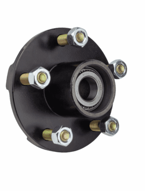 Hub Complete, Steel, 5-Lug, Painted