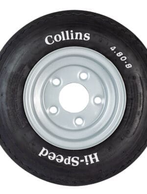 Collins Hi-Speed® 4.80 D Tire with Collins Hi-Capacity Steel Wheel