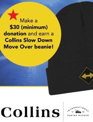 Slow Down Move Over Embroidered Beanie