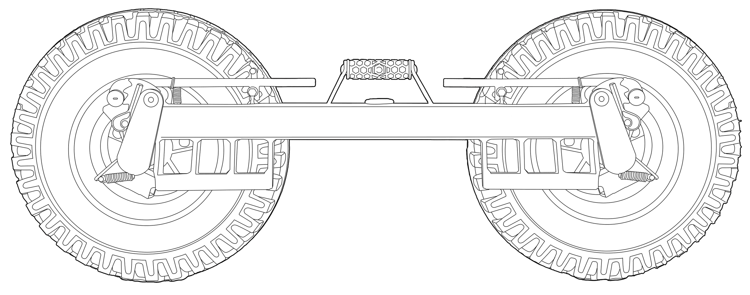 G7X Line Front Black Transparent