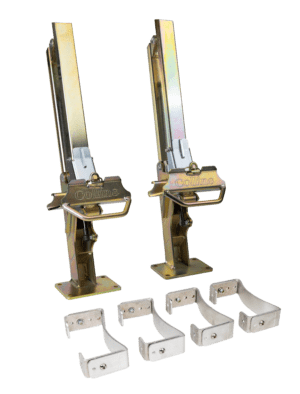 Dolly Mount - Self-Loading w/Tire Cradles (Articulating) Zinc-Finish